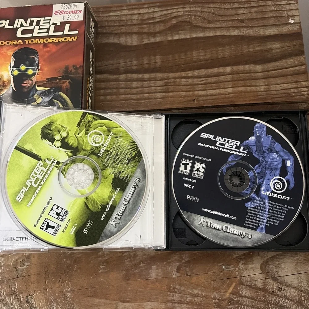 Tom Clancy's Splinter Cell: Pandora Tomorrow - PC 3 Disc Set